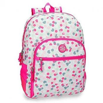 Movom Confeti Mochila Escolar Adaptable a Carro Multicolor 33x44x13,5 cms Poliéster 19.6L