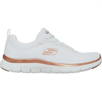 Skechers Flex Appeal 4.0 - Brilliant View Women's Lace-Up Sneakers White