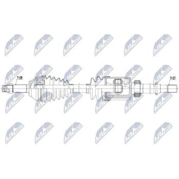 Árbol de transmisión NTY NPW-NS-056 con alta resistencia y durabilidad