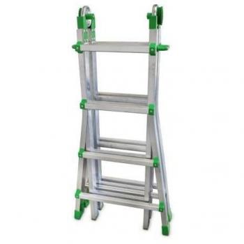 Escalera telescópica multiusos de uso doméstico 4x4