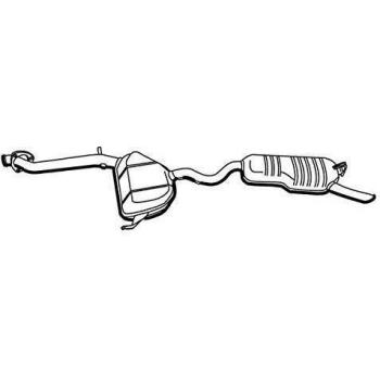 Walker 19481 Silenciador posterior