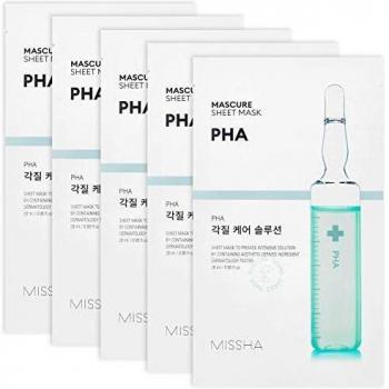 Missha Mascure PHA Peeling Solution Sheet Mask 28ml Hydrating Facial Mask