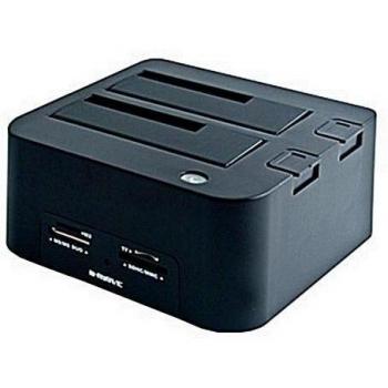 B-Move BM-HDF01 - Base de conexión para disco duro de 2.5/3.5, USB 2.0
