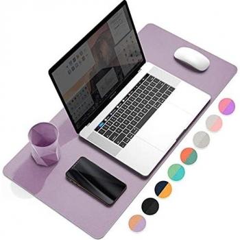 YSAGi Almohadilla Multifuncional de Escritorio de Oficina, Alfombrilla de Ratón,Cuero PU Antideslizante,60 x 35cm,Impermeable, Utilizable por ​Ambos Lados, Para Oficina/Hogar