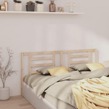 Cabecero para cama de madera maciza de pino 186x4x100 cm