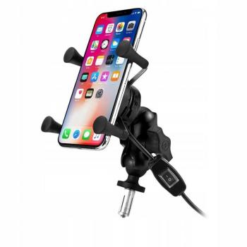 Soporte para teléfono de moto Freedconn MC7W con cargador inductivo