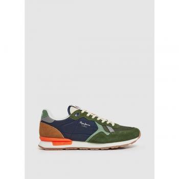 Zapatillas Pepe Jeans Brit Mix Khaki Green 40