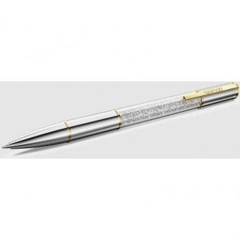 Bolígrafo Swarovski Crystalline Lustre con cristales, tono plata y acabados variados