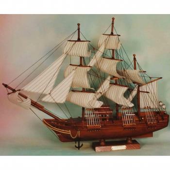 VELERO DE MADERA MOD,BOUNTY DECORACION NAUTICA DE 60,00CM TW 60-1