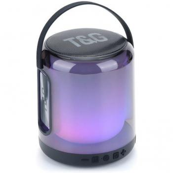 Altavoz Bluetooth Klack TG376 RGB con Luz LED 360°, Tecnología TWS y Diseño Compacto