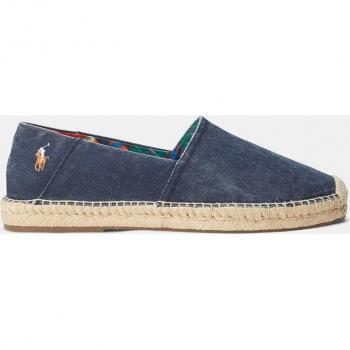 Alpargata Ralph Lauren tela azul gastado
