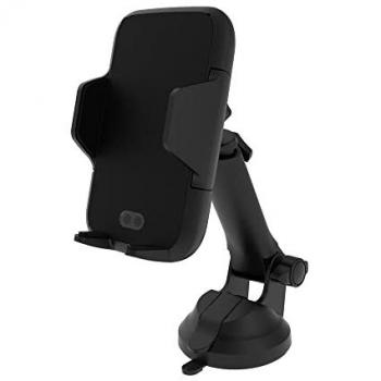 Pack 3 en 1 Soporte Motorizado para Smartphone + Cargador de Mechero + Cable Micro USB - Negro