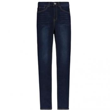 LEVI'S KID'S Vaqueros 720 High Rise Super Skinny, Pantalones denim de niña, Tiro alto, Color azul (Machu Picchu), Talla 14 años