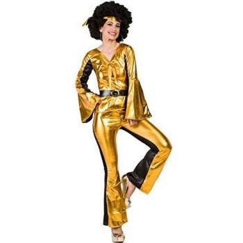 Kimokawaii Disfraz Disco Dorado XL