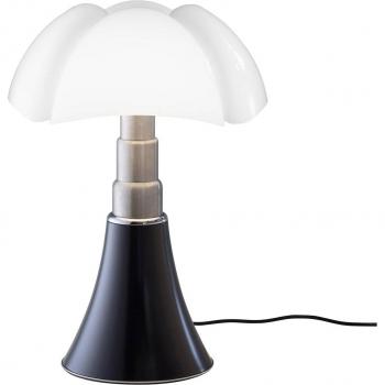 Martinelli Luce Pipistrello CCT Casambi lámpara de mesa marrón, con tecnología LED, regulable en temperatura de color (CCT), controlada por la aplicación Casambi, altura ajustable entre 66 y 86 cm