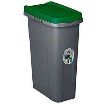 Papelera de reciclaje HOME ECO SYSTEM 15L Verde