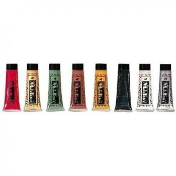 Tubo de maquillaje fluido fijo de color Azul Oscuro 20 ml.