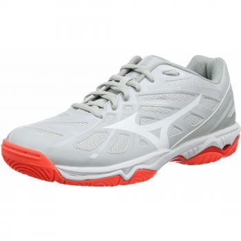 Mizuno Wave Hurricane 3, Zapatos de Voleibol Mujer, Gris