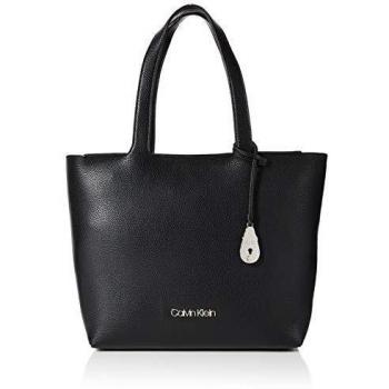 Calvin Klein - Neat Shopper Md, Shoppers y bolsos de hombro Mujer, Negro
