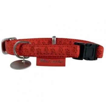 Mac Leather Collar Rojo Xl