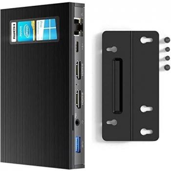 Mini PC Windows 10 Pro,Mele Mini Ordenador Celeron N4020 4GB RAM + 128GB ROM M.2 NVMe SATA 2280 SSD Ordenador de Sobremesa,Dual WiFi 2.4G/5G,Ethernet 1000Mbps,BT4.2,4K HD,2 HDMI+4 USB 3.0