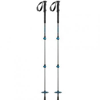 Ferrino BASTONCINO PLIXI (Pair) Bastón Acampada y Senderismo, Adultos Unisex, Negro (Black, Talla Única