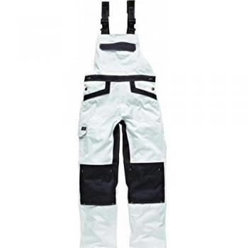 Dickies IN4001 - Industria de peto 260 blanco/gris, wgy-102,