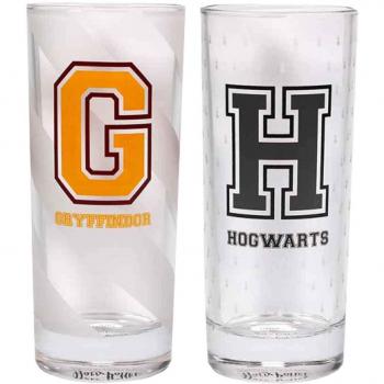 Dúo de Vasos Temáticos Harry Potter - H de Hogwarts y G de Gryffindor