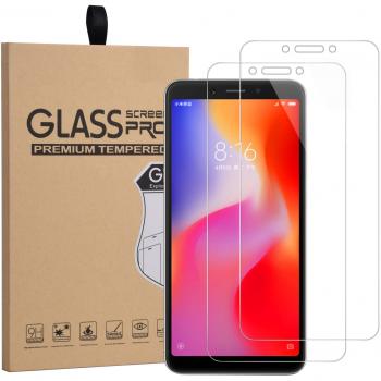 Arae [Paquete de 2 Protector de Pantalla para Xiaomi Redmi 6 / Xiaomi Redmi 6A, Cristal Vidrio Templado Premium