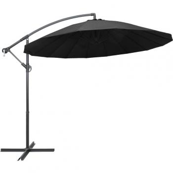 Sombrilla colgante con palo de aluminio 3 m Color Blanco, Antracita, Taupé