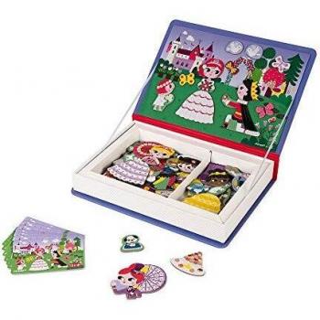 Janod - Magneti'Book Princesas Juego Educativo, Multicolor
