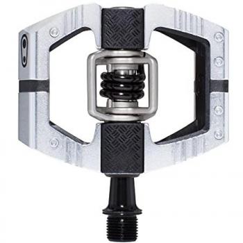 Pedales de plataforma Crankbrothers Mallet DH gris oscuro, automáticos, alto pulido, talla única