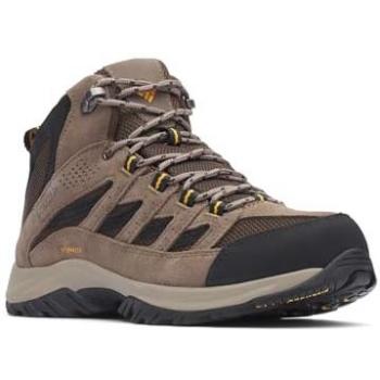 Columbia Crestwood Mid Waterproof Hiking Boots - Brown, Size 44