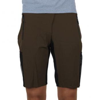 Pantalones Cortos Sportful Supergiara para Mujer sin Badana Color Marrón Oscuro/Negro - Talla S