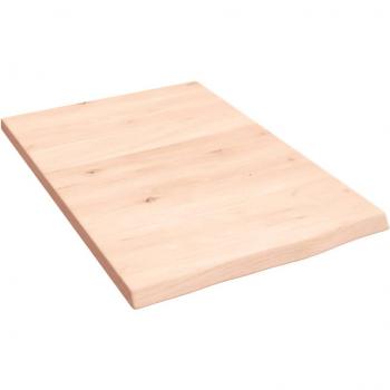Estantería de pared 40x60x2 cm madera maciza sin tratar roble