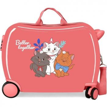 Disney Aristocats Better Together Maleta Infantil Correpasillos 2 Ruedas Multidireccionales Rígida Capacidad 34L Rojo