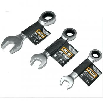 Llave de boca con carraca corta 17mm JCB