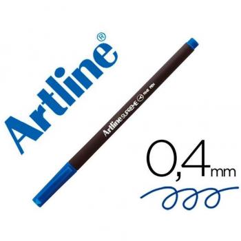 Artline Supreme 0.4mm Blue Fineliner Pen - 12 Pack Box