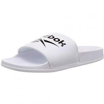 Reebok Unisex Classic Slide Gymnastics Shoe, White Black White, 6 UK