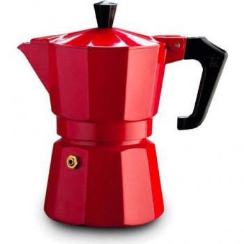 Cafetera Italiana Pezzetti Italexpress 0,15 L Negra y Roja