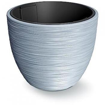 Macetero Gris FURU con Depósito de Agua - 34,9 x 34,9 x 29,5 cm, Capacidad 23 L