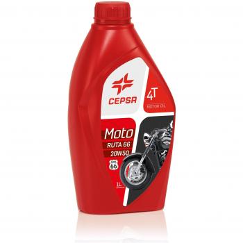 CEPSA 514234187 Moto 4T Ruta 66 20 W 50 Aceite mineral multigrado