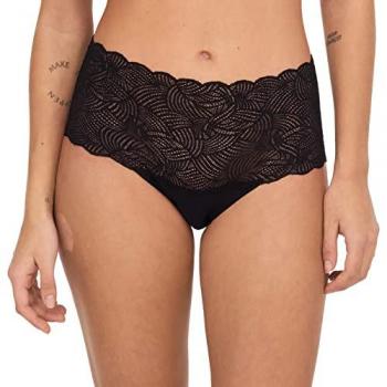 Chantelle SoftStretch High Waist Lace Brief - Black - One Size