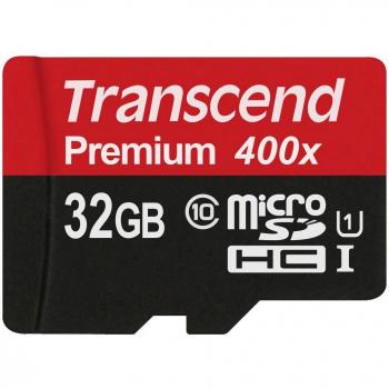 Transcend MXTFSD32GBC10U - Tarjeta de memoria micro SDHC UHS-I de 32 GB