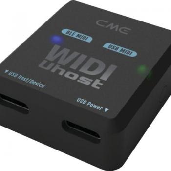 CME WIDI Uhost - Wireless Bluetooth USB MIDI Interface for Keyboards and Controllers