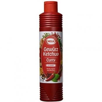 Kétchup curry picante Hela 800 ml