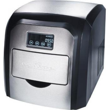 Proficook EWB 1007 - Máquina de hacer cubitos de hielo, 10-15 kg, 180 W, color negro y gris