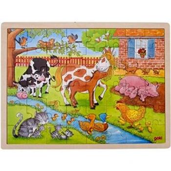 Puzzle de Madera 48 Piezas - Vida en la Granja