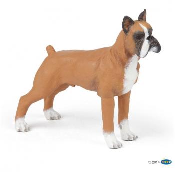 Papo Hand-Painted Boxer Dog Figurine for Children 3+