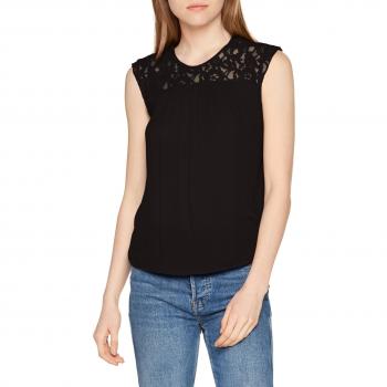 ONLY NOS Onlkarmen S/l Top Wvn Noos, Camiseta sin Mangas para Mujer, Negro